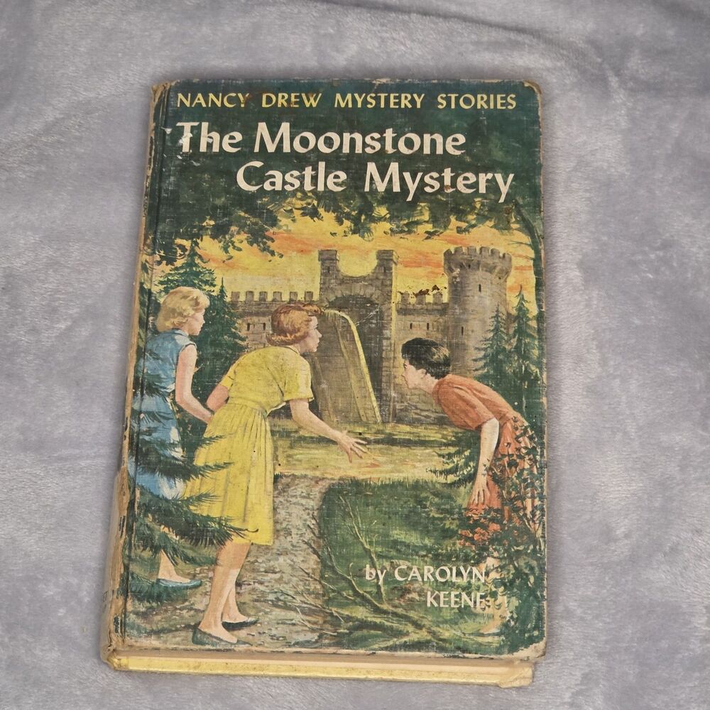 Nancy Drew Mystery Stories #40 The Moonstone Castle Mystery Carolyn Keene HC...